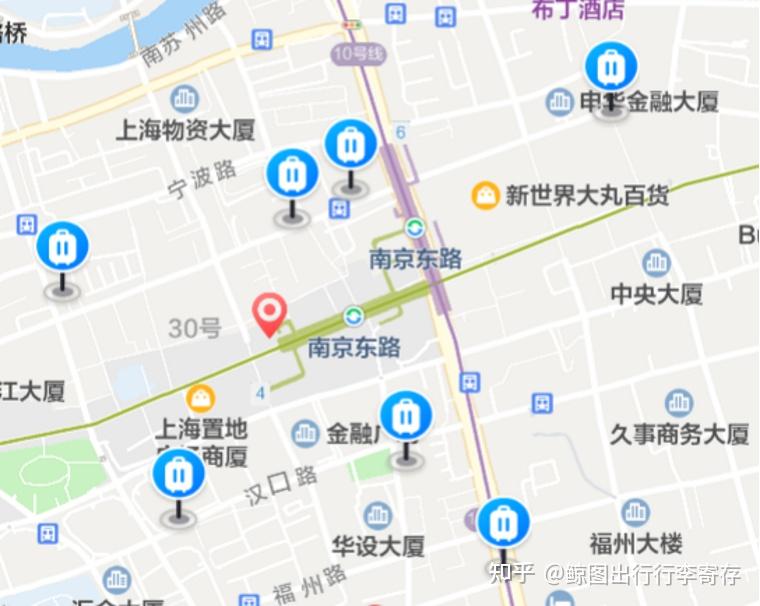 上海南京东路行李寄存的地方