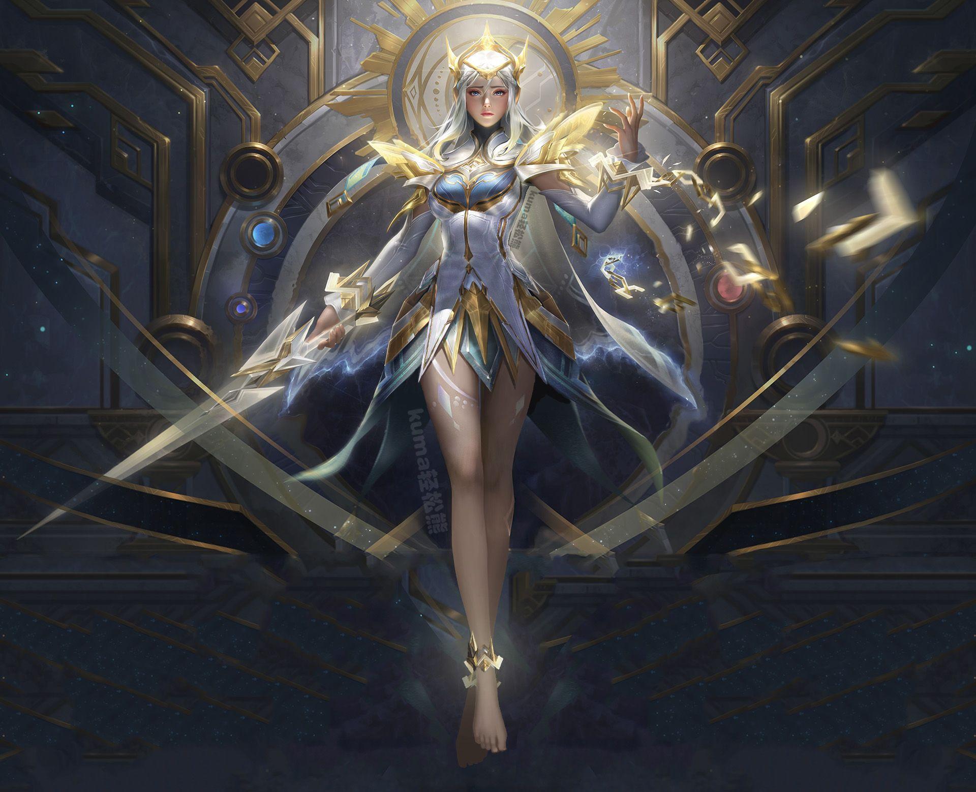 如何评价《王者荣耀》露娜新皮肤"启示之音"? - 知乎