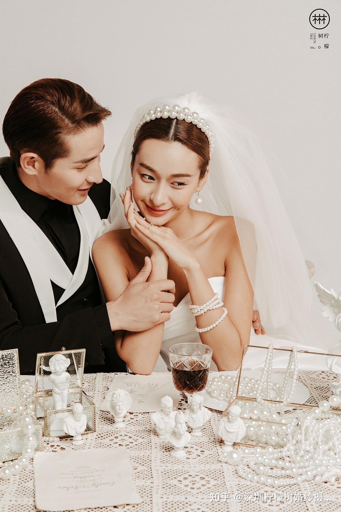 欧美复古风格婚纱照低调的奢华高贵的典雅深圳柠檬树摄影婚纱照