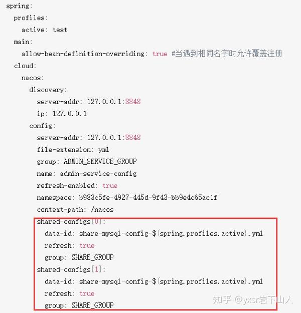 Springboot nacos 