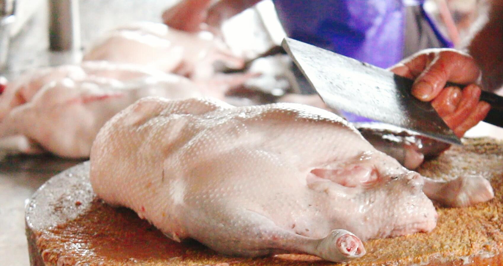 皮肉分离是工序的关键