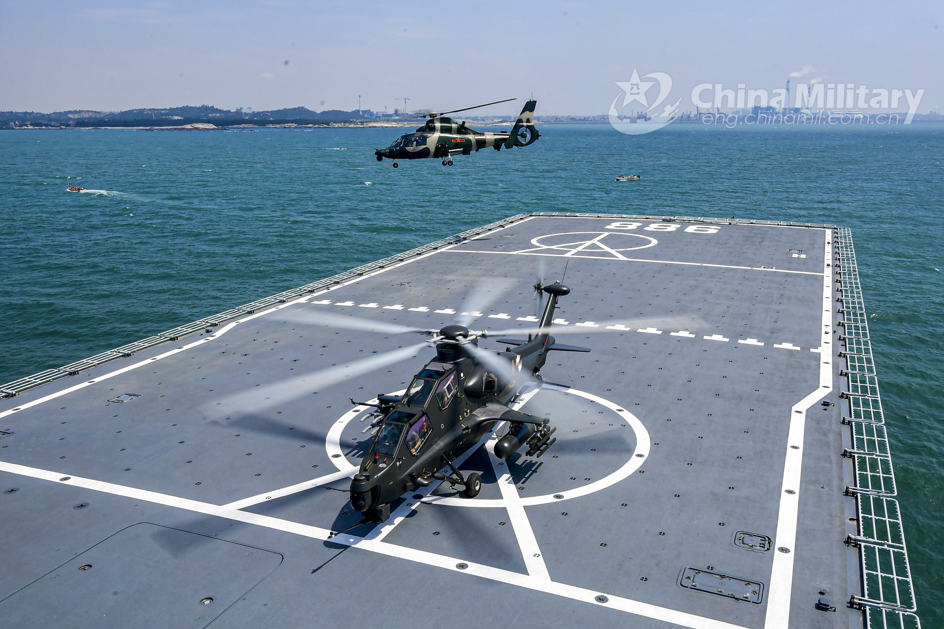 武直-10登上075海南舰真的吗?下一步075会配什么舰载直升机? - 知乎
