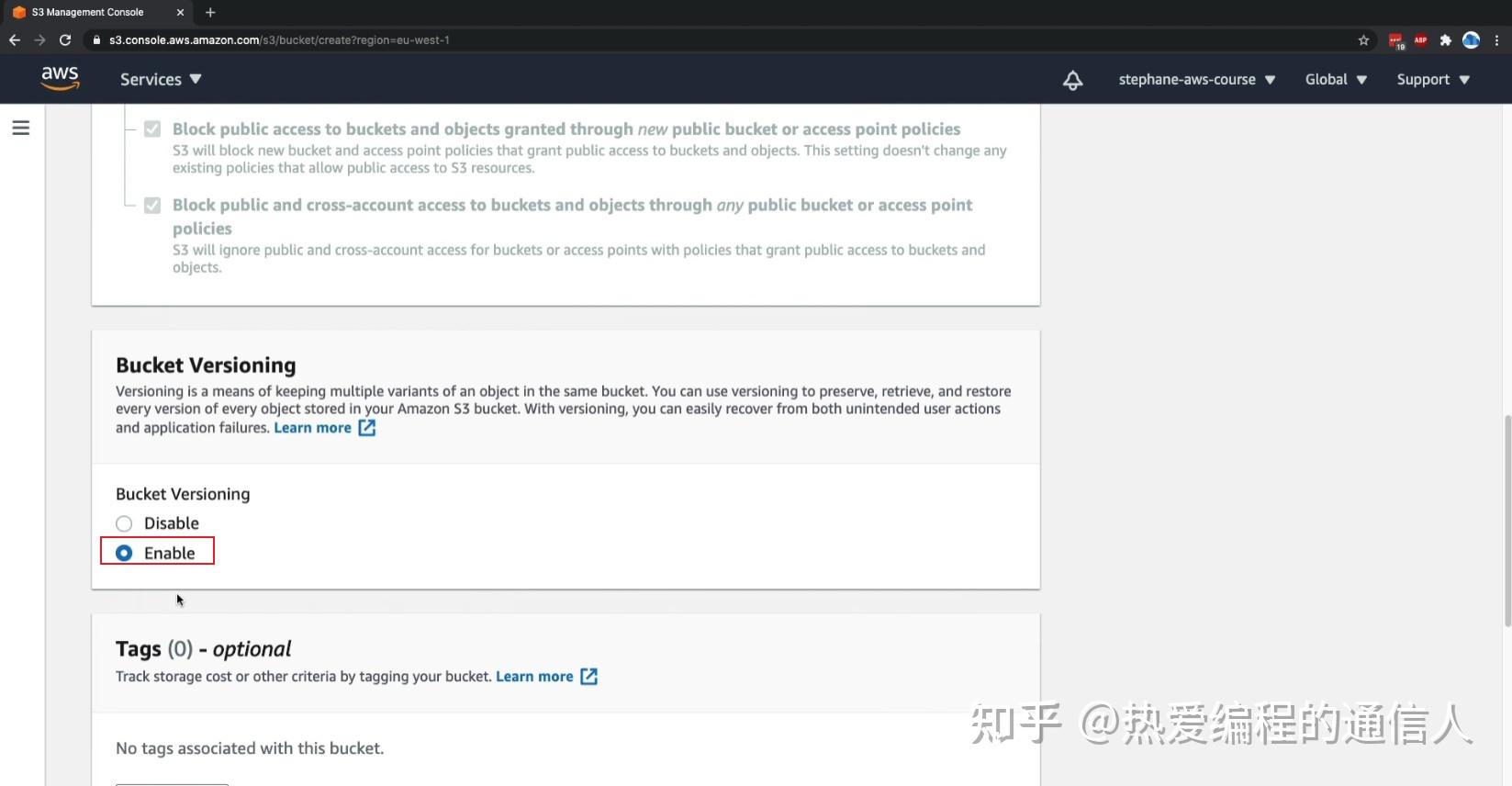 Aws s3 mfa delete hands on 