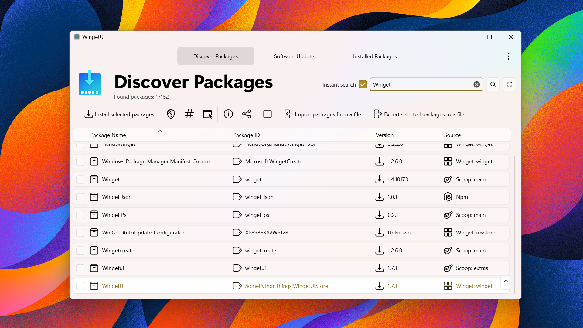 Winget ui windows 
