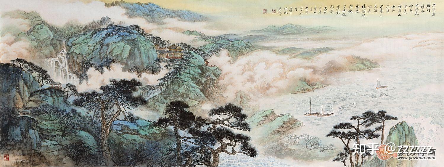 盘点当代名家作品:叶大隐山水画 国画之经典 - 知乎