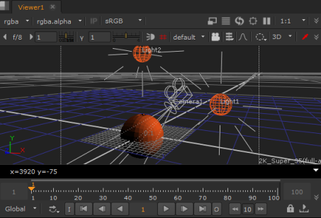 nuke  3d合成如何设置场景?