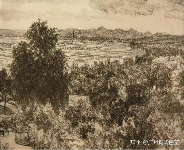 如何画好一张风景速写从大师作品里品味一下吧