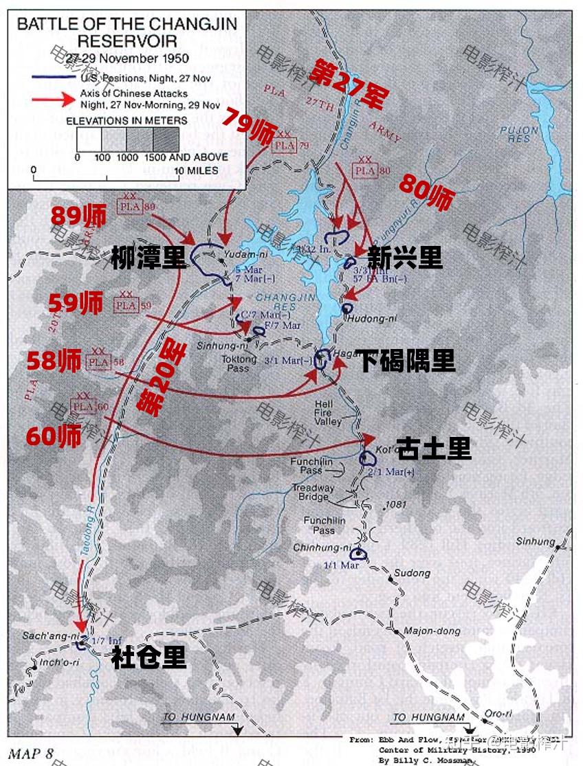 长津湖位置地图图片