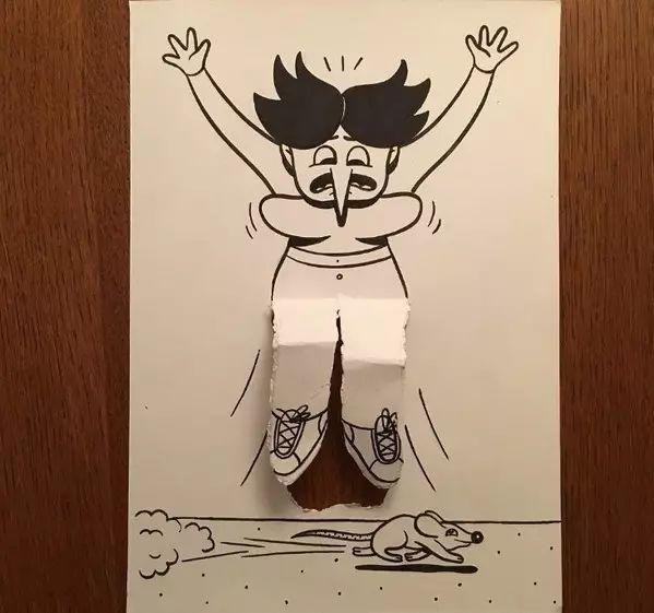 没有一张a4纸能逃出插画师的魔爪