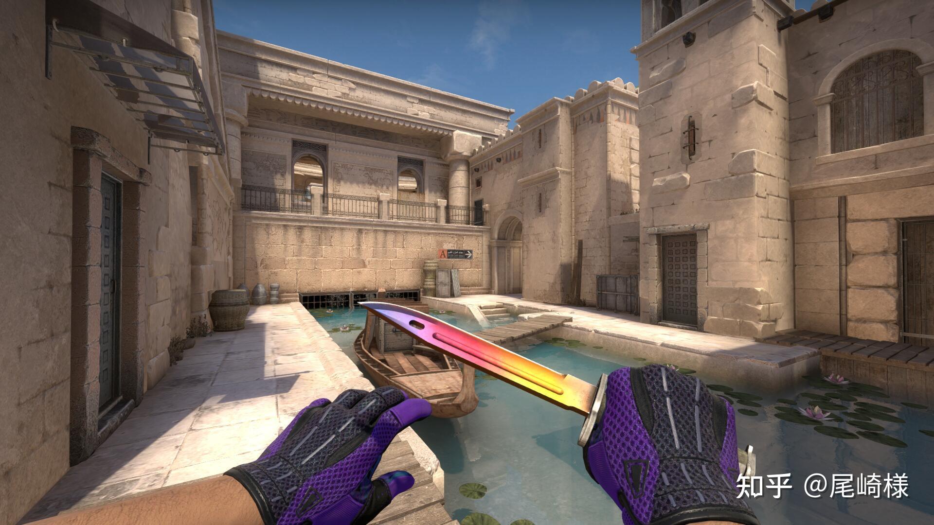 csgo刺刀渐变之色,配什么手套好看一点,我想配个红色系的,各位有没有