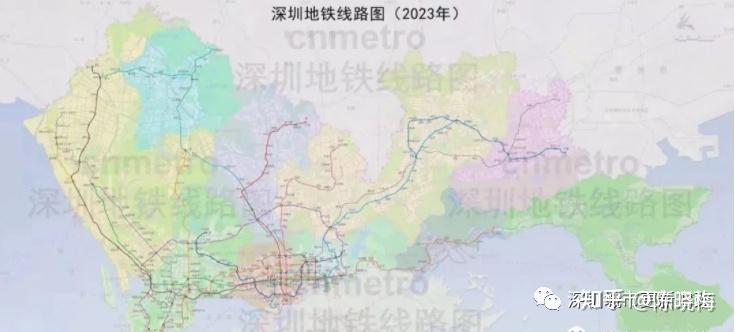 深圳地铁线路图（最详细，1-33号线），附高铁与城际线路图，持续更新 - 知乎