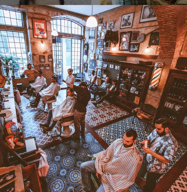 专门给男士理发的 barber shop,能好看成什么样子?