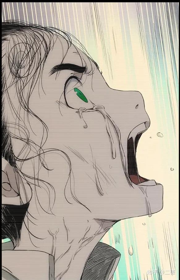 漫画里有哪些角色情绪崩溃大哭的片段?