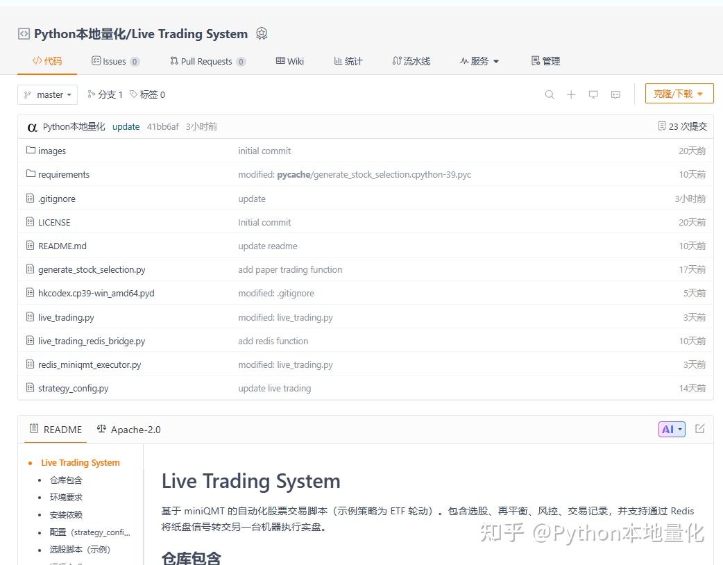 构建了一套本地Python量化体系 - 知乎