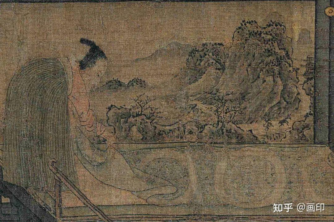 五代· 周文矩《重屏会棋图》(宋摹) - 知乎