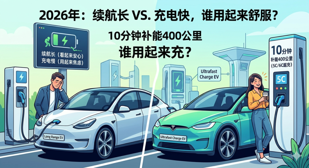 2026年电动车充电速度排名前十的车型,第一名没想到!