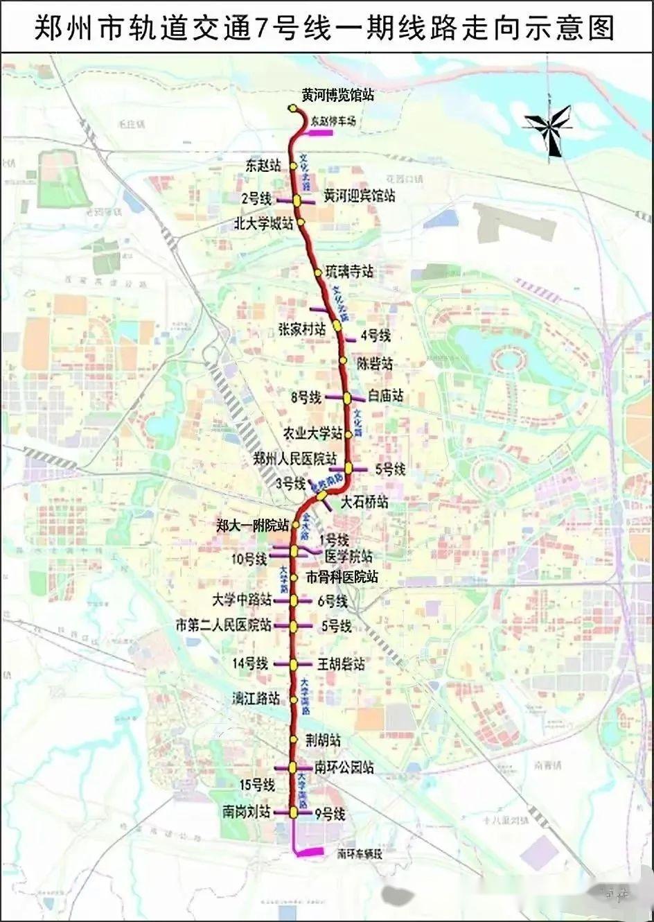 郑州地铁7号线延长线图片