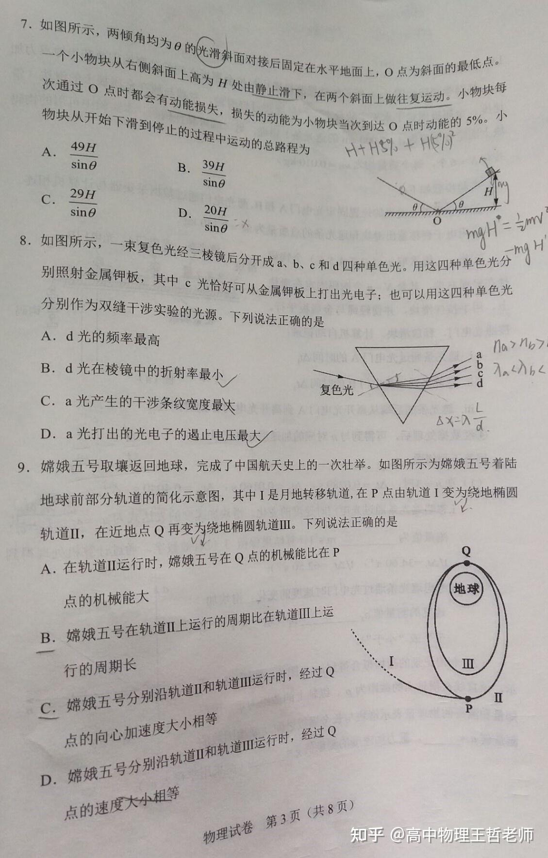 2021年八省联考适应性考试物理湖北试卷