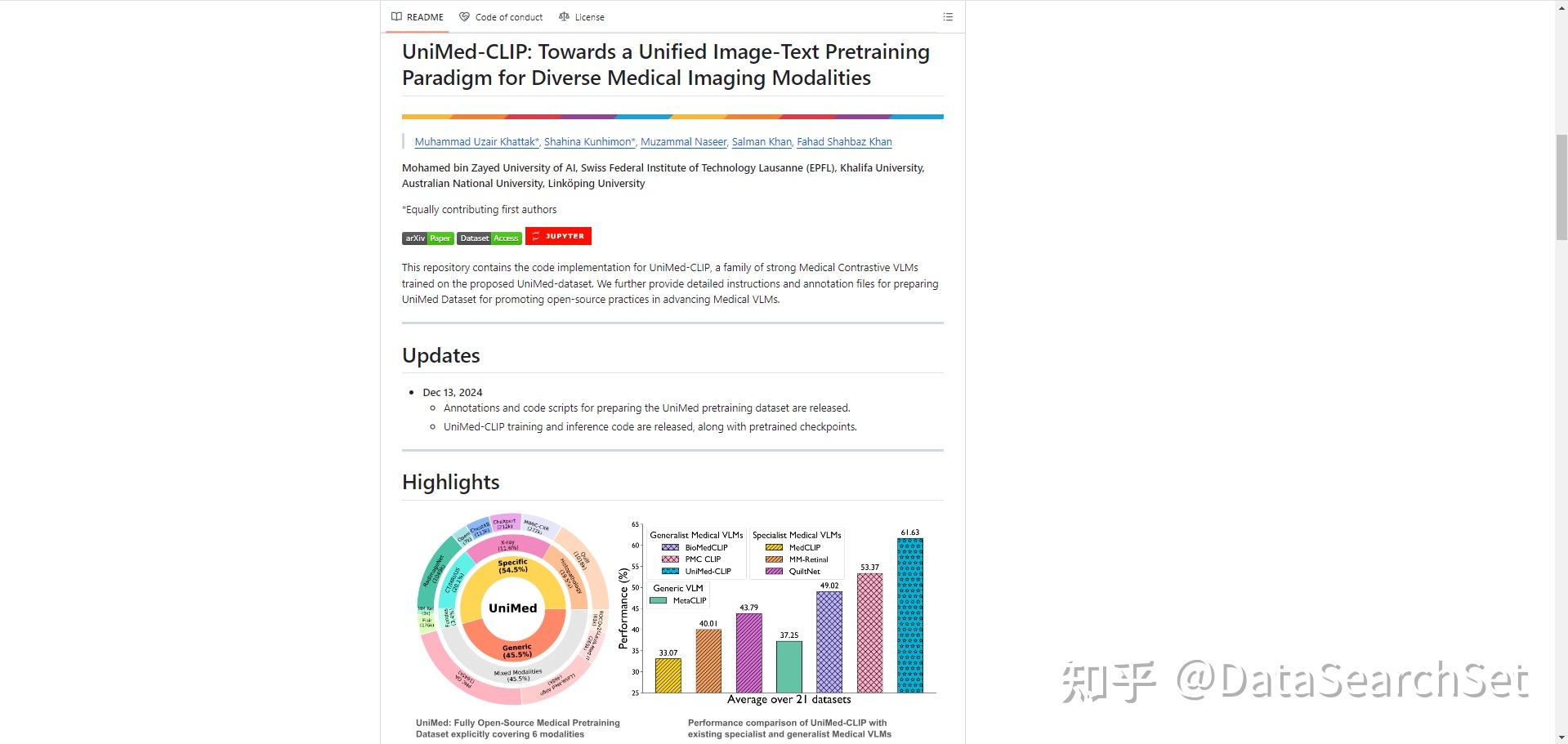 UniMed - 医学成像多模态数据集 - 知乎
