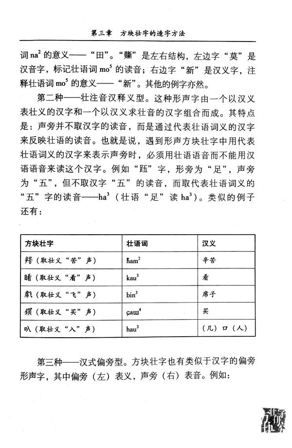 方块壮字研究第三章方块壮字的造字方法