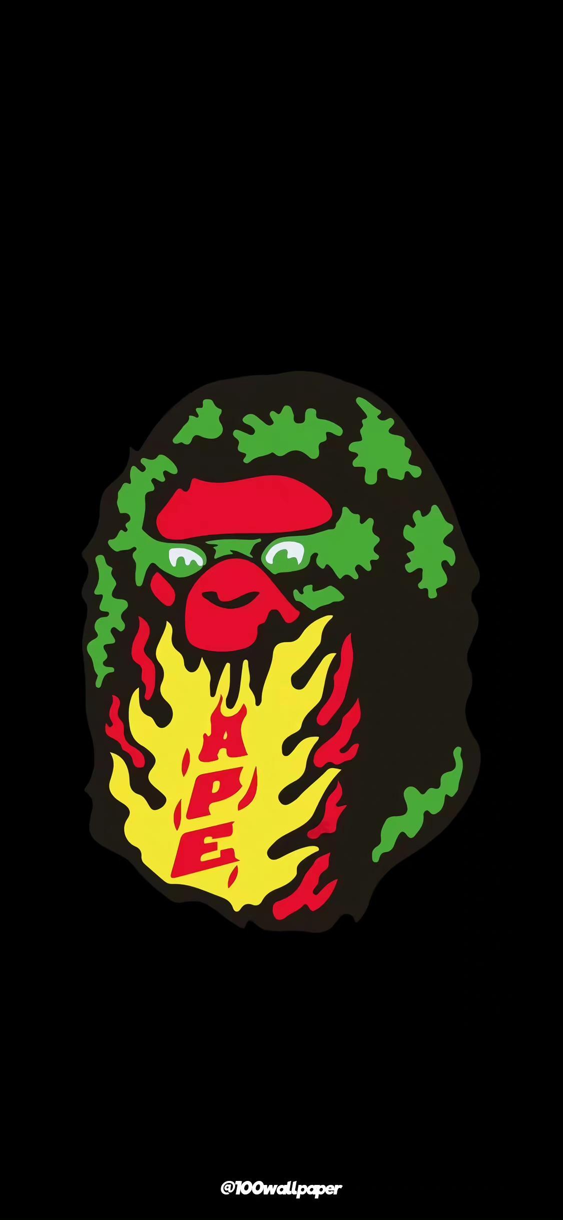 猿人头潮图手机壁纸