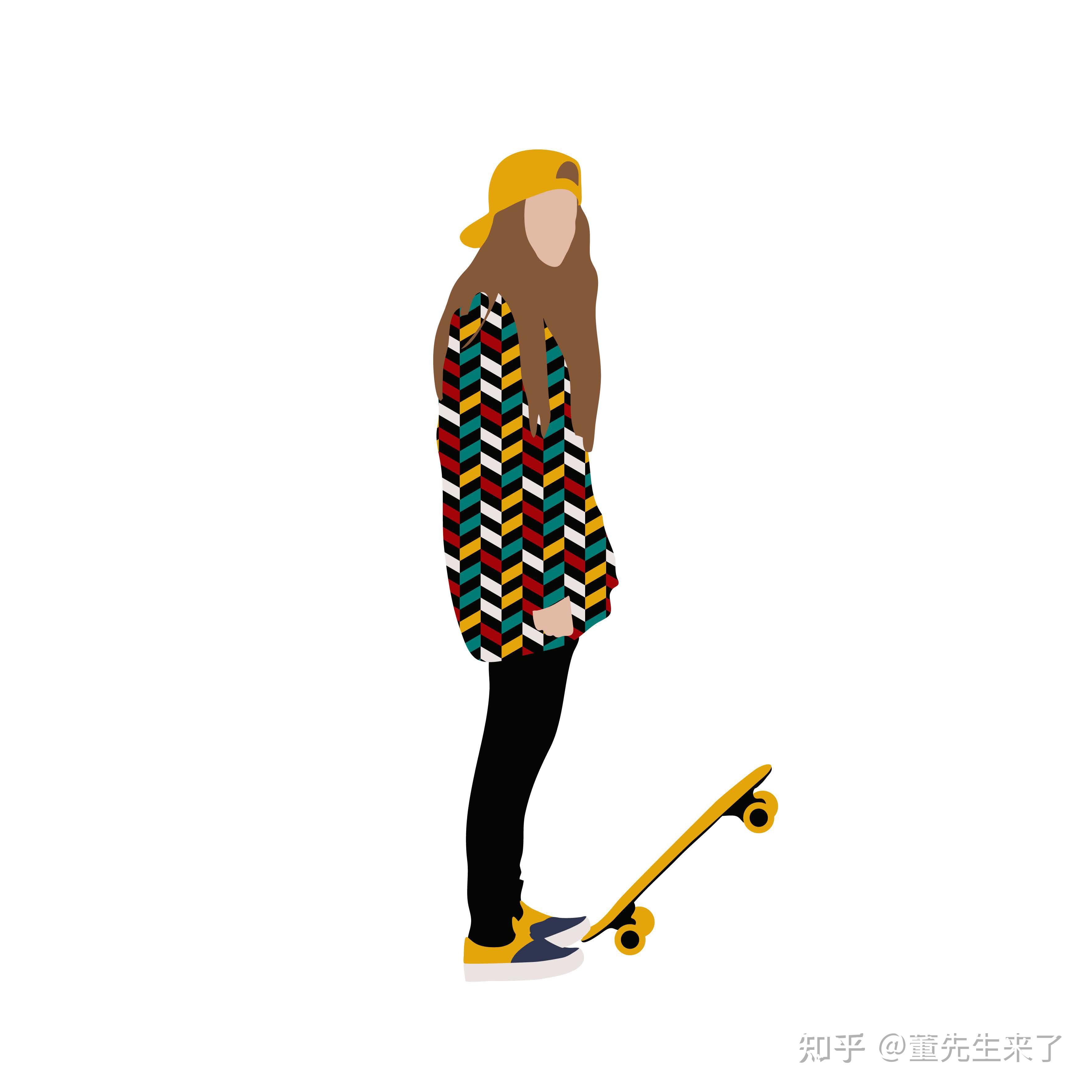 12款插画风人物素材