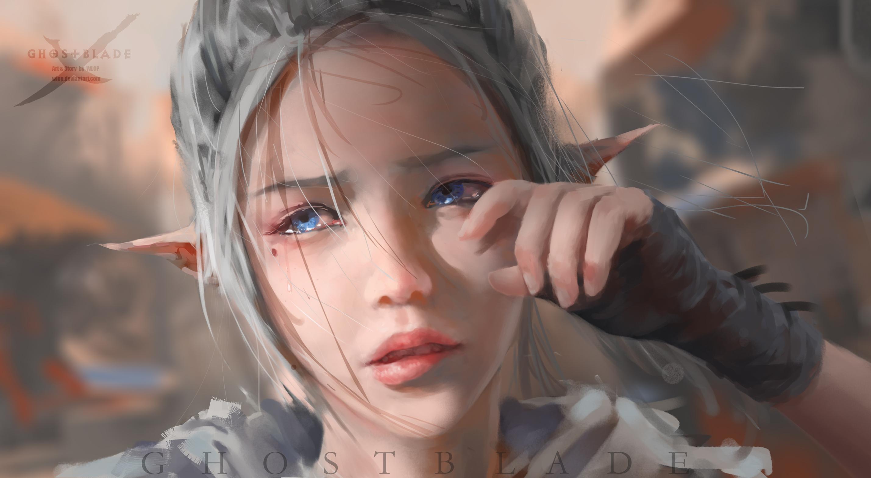 鬼刀插画原图合集,毫无裁剪,可以作电脑壁纸。 - 知乎