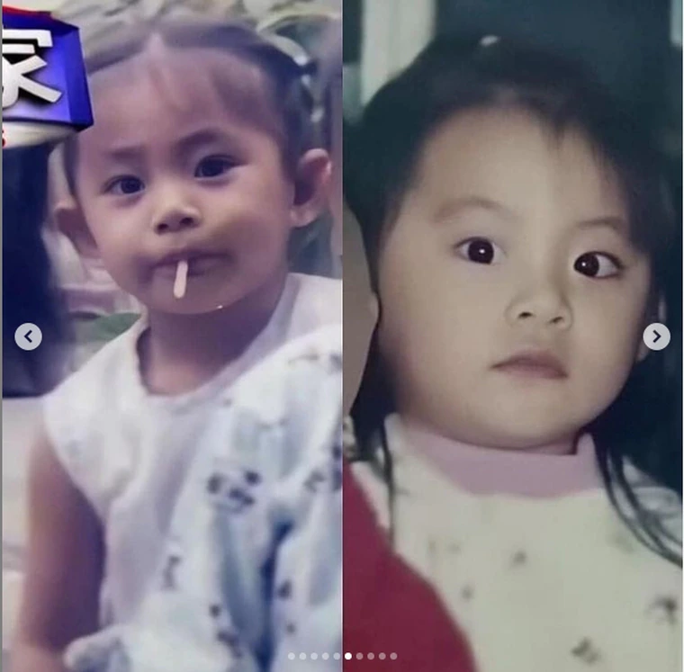 周子瑜庆22岁生日青涩童年照曝光网友惊呆超进化