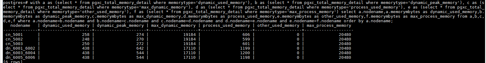 核心不中斷前提下，Gaussdb（DWS）記憶體報錯排查方法