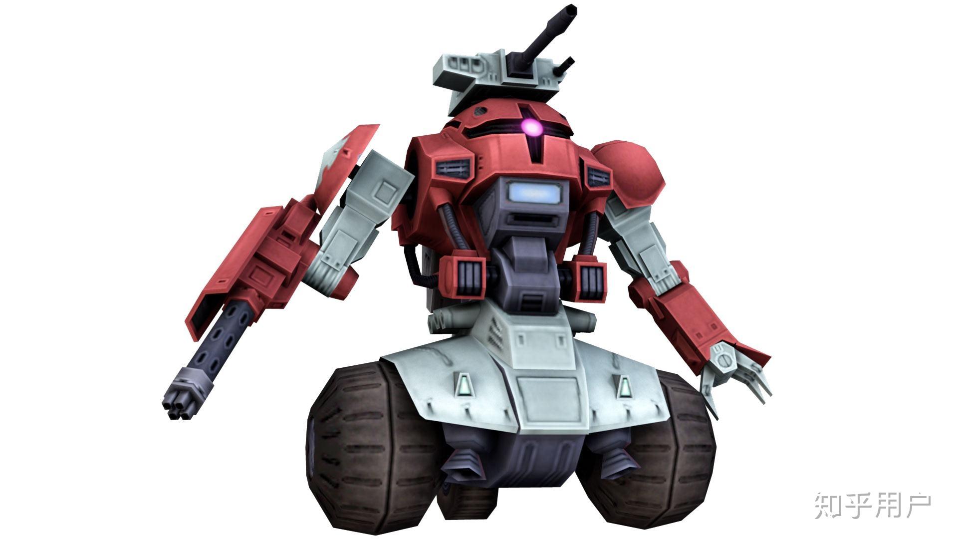 有什么高达机体带有加特林机枪造型的武器