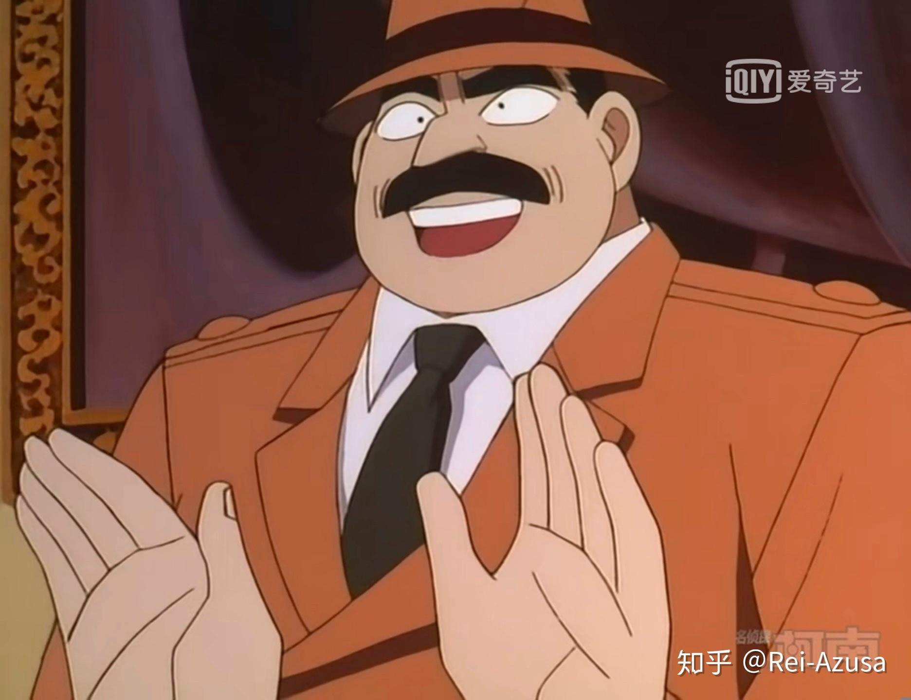 目暮十三——tv1《云霄飞车杀人事件》目暮在tv里露脸比新一还早几秒