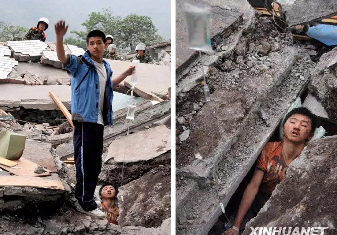 汶川大地震留下了哪些著名的新闻照片?