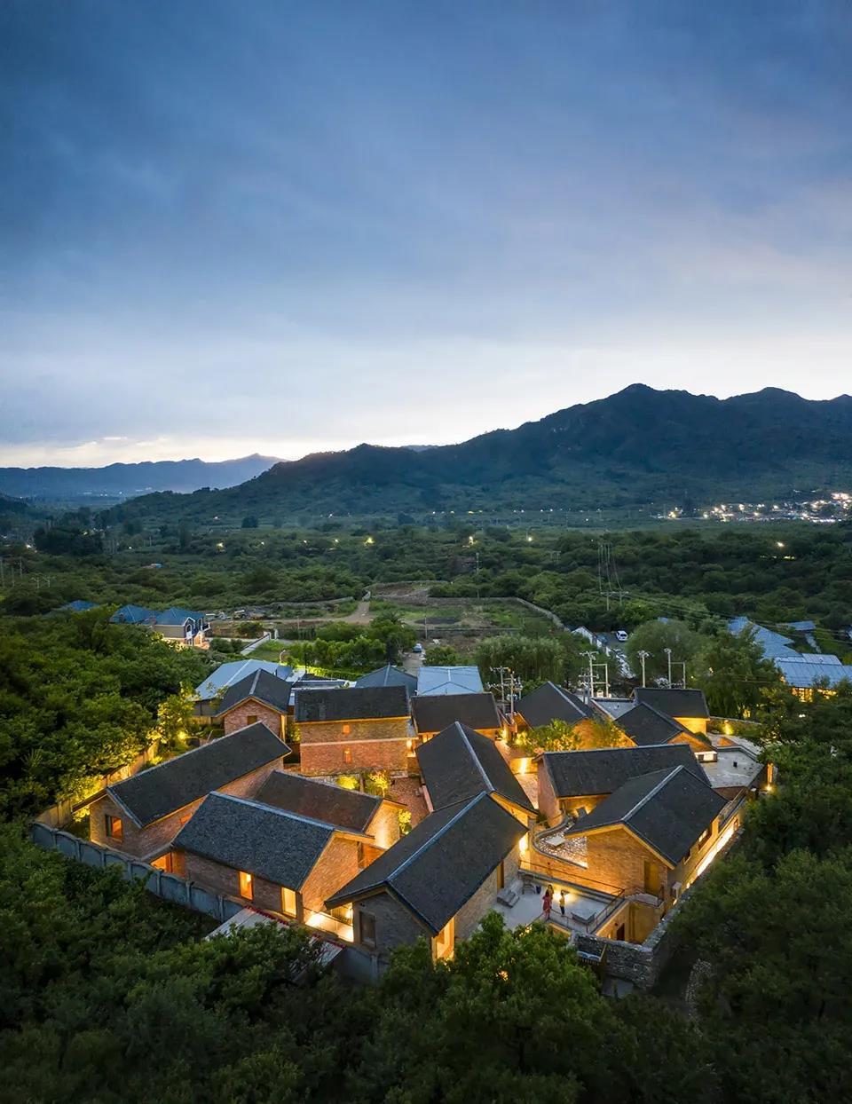 北京怀柔北沟村"三卅"民宿,打造村中村