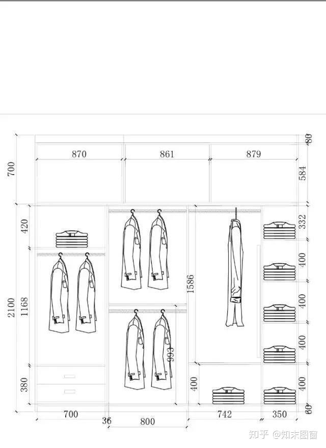 7米衣櫃內部結構佈局尺寸2.6米衣櫃內部結構佈局尺寸2.