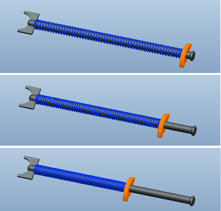 proecreo弹簧挠性化装配教程