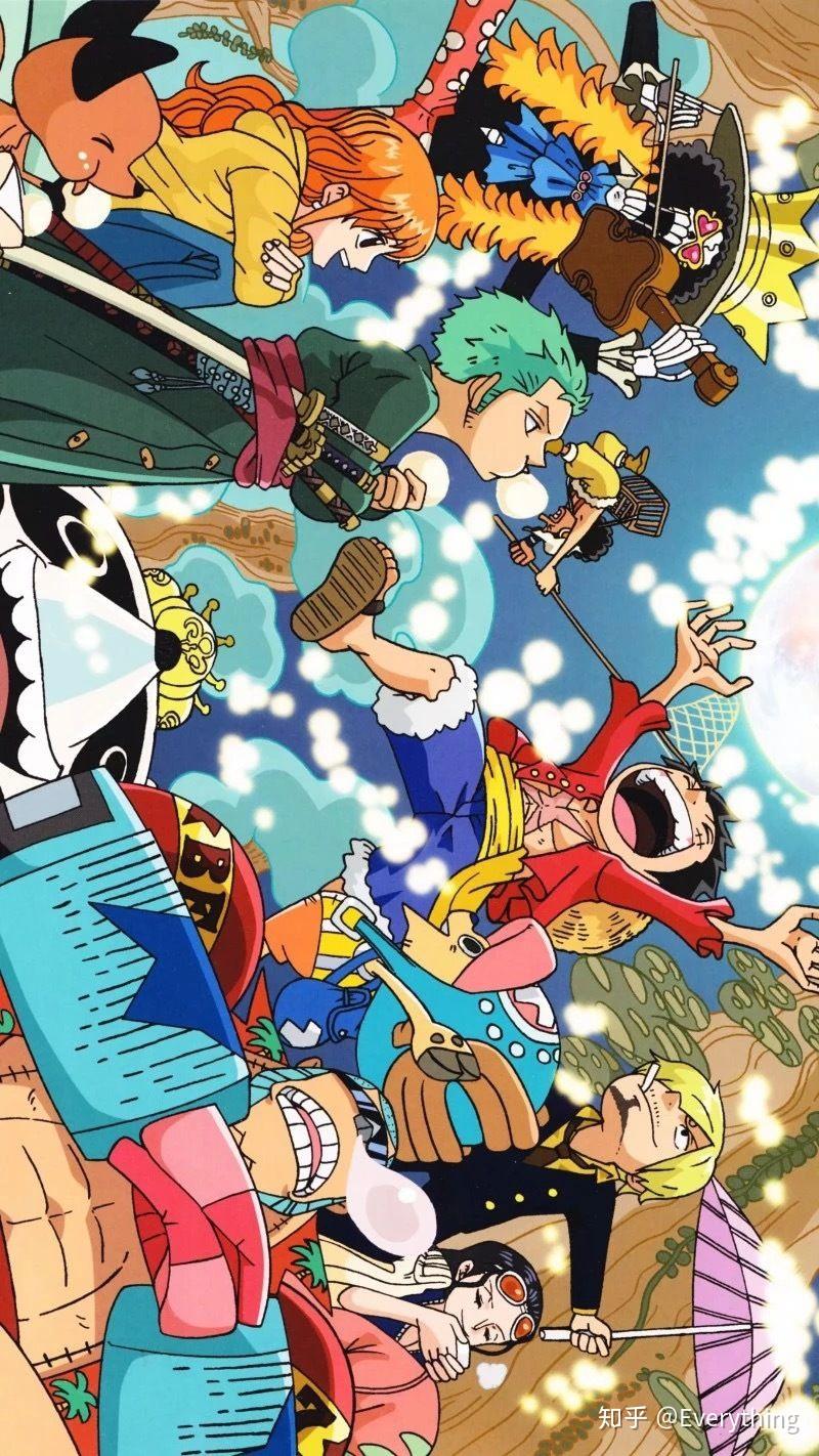 请问有没有海贼王全屏手机壁纸要草帽团全员的那种