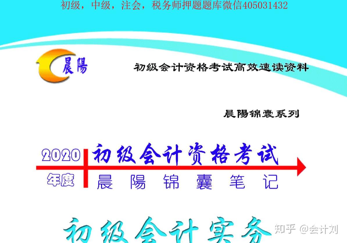2020初级晨阳笔记思维导图