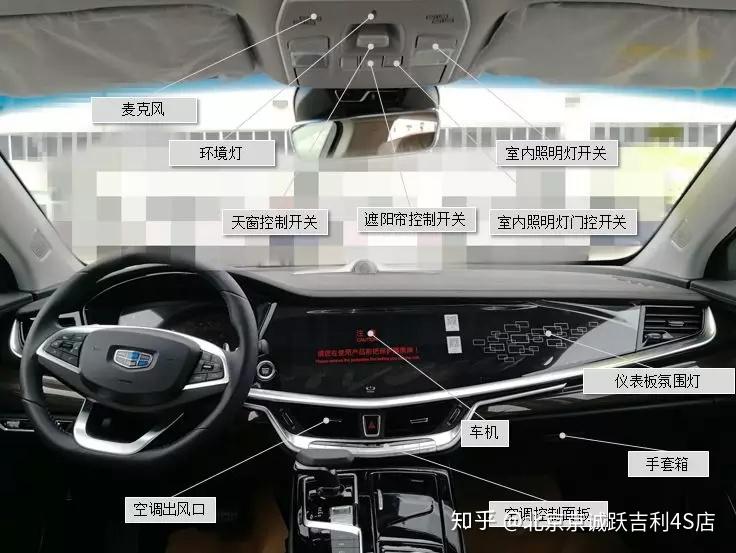 博瑞gemhev整车图解