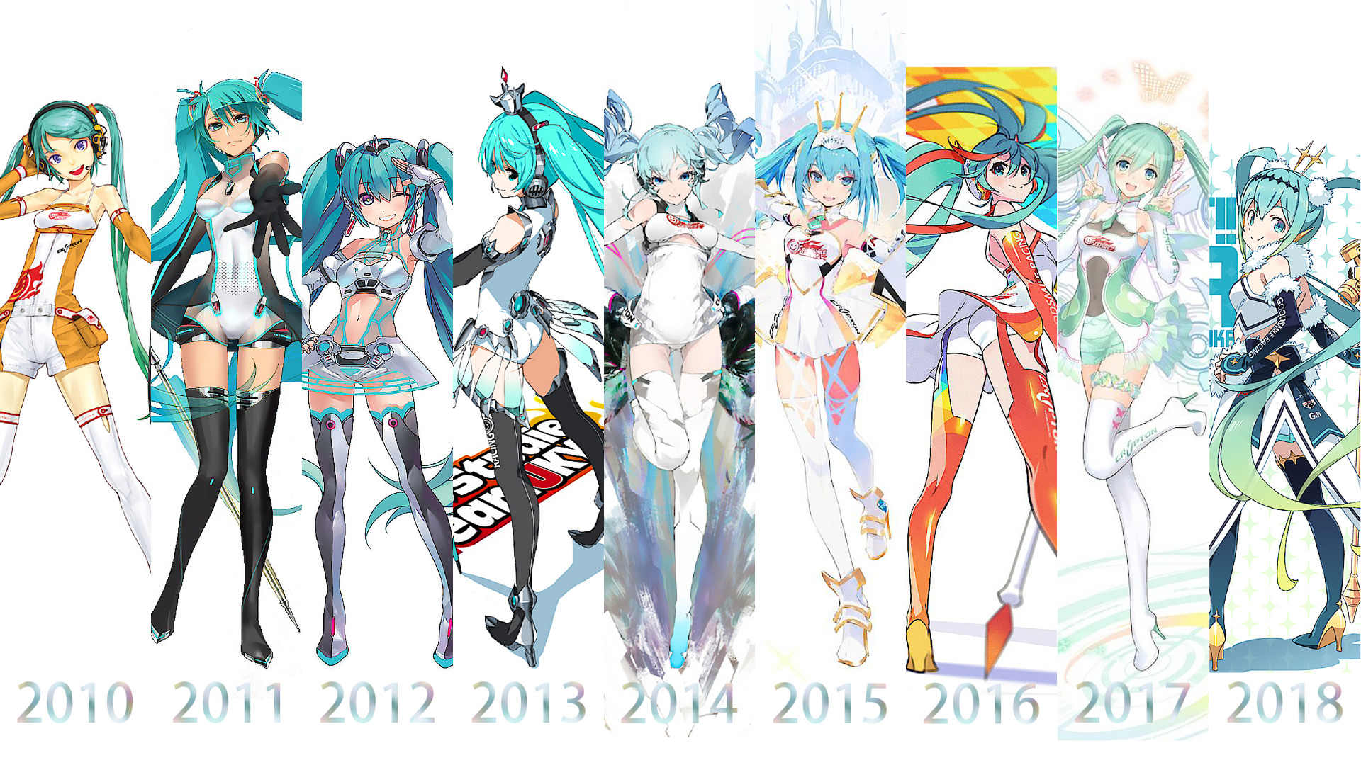 盘点初音未来都有哪些经典造型?