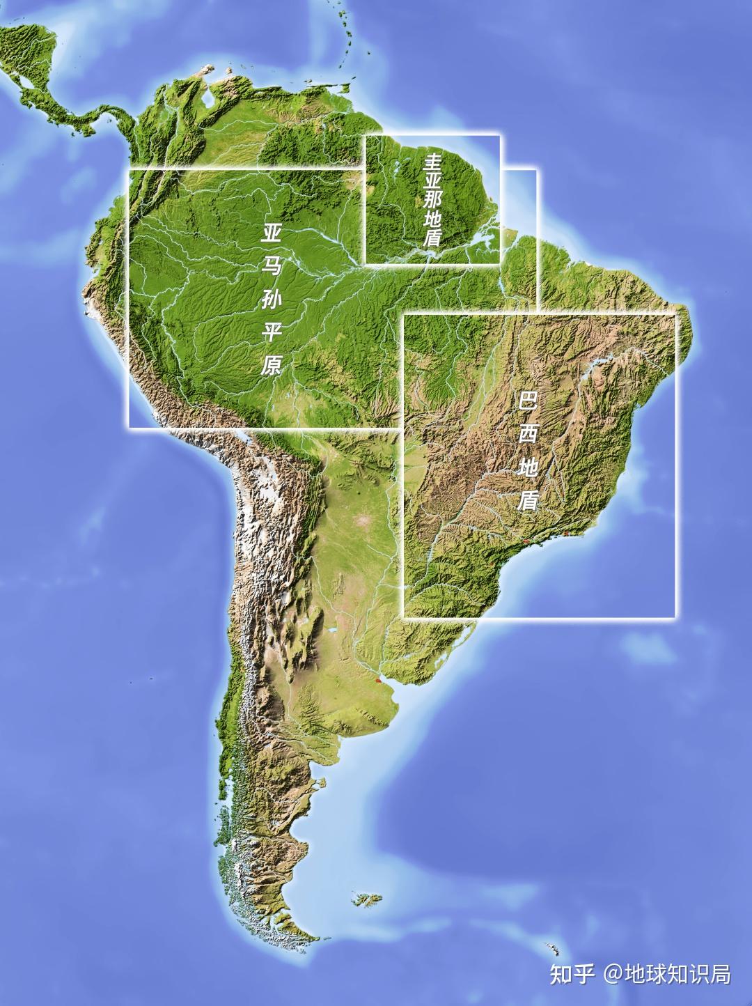 巴西英文地图集_巴西地图_初高中地理网