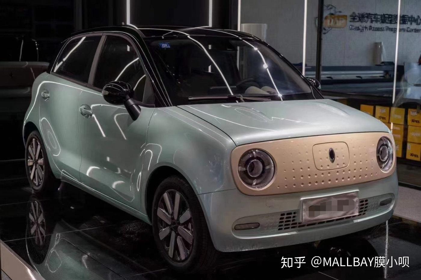 欧拉r1改色月光玉色打造专属于自己的个性座驾