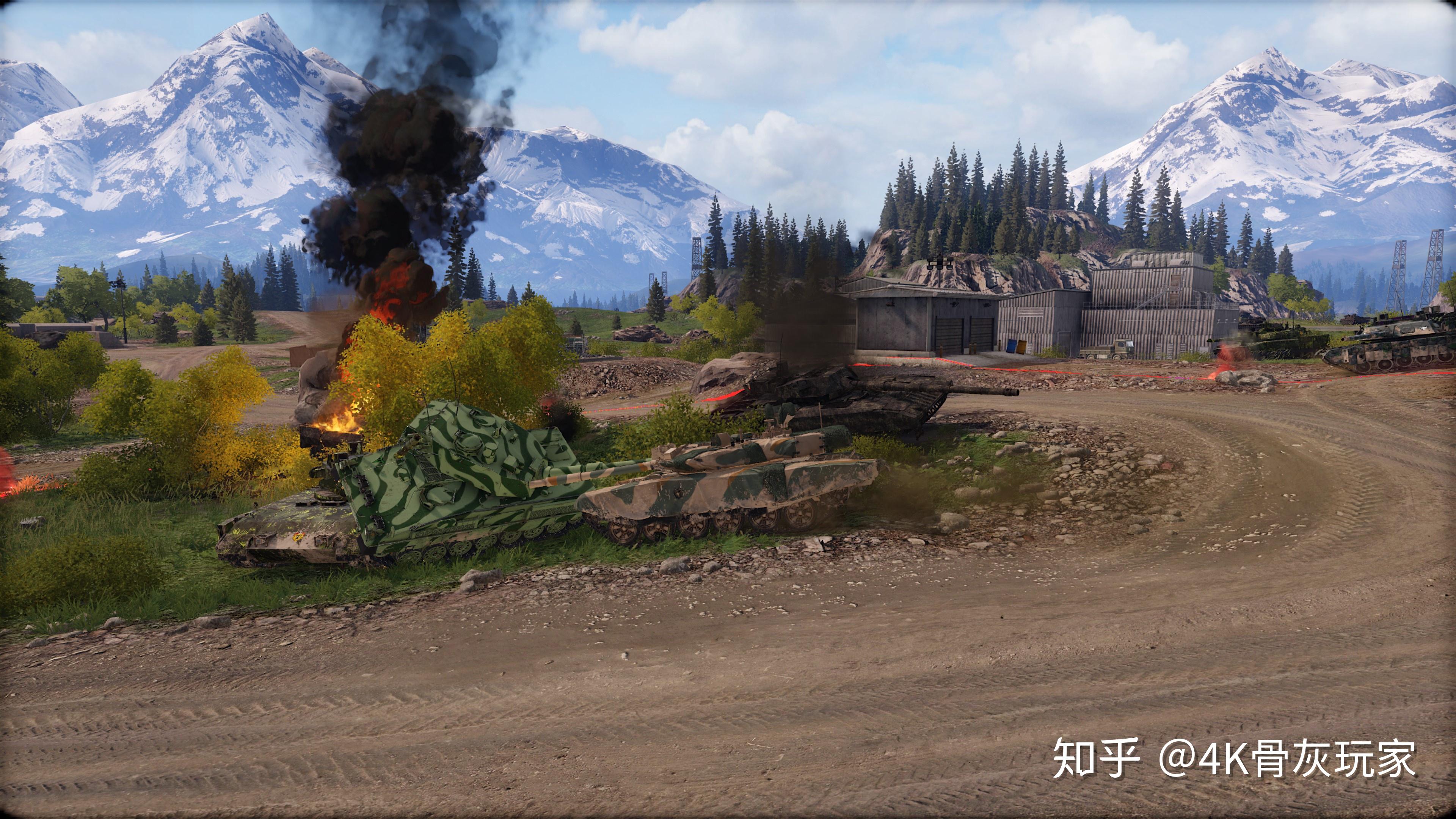 你绝未见过的t-90ms稀有nakidka伪装网 | 《装甲战争》4k超清游戏演示