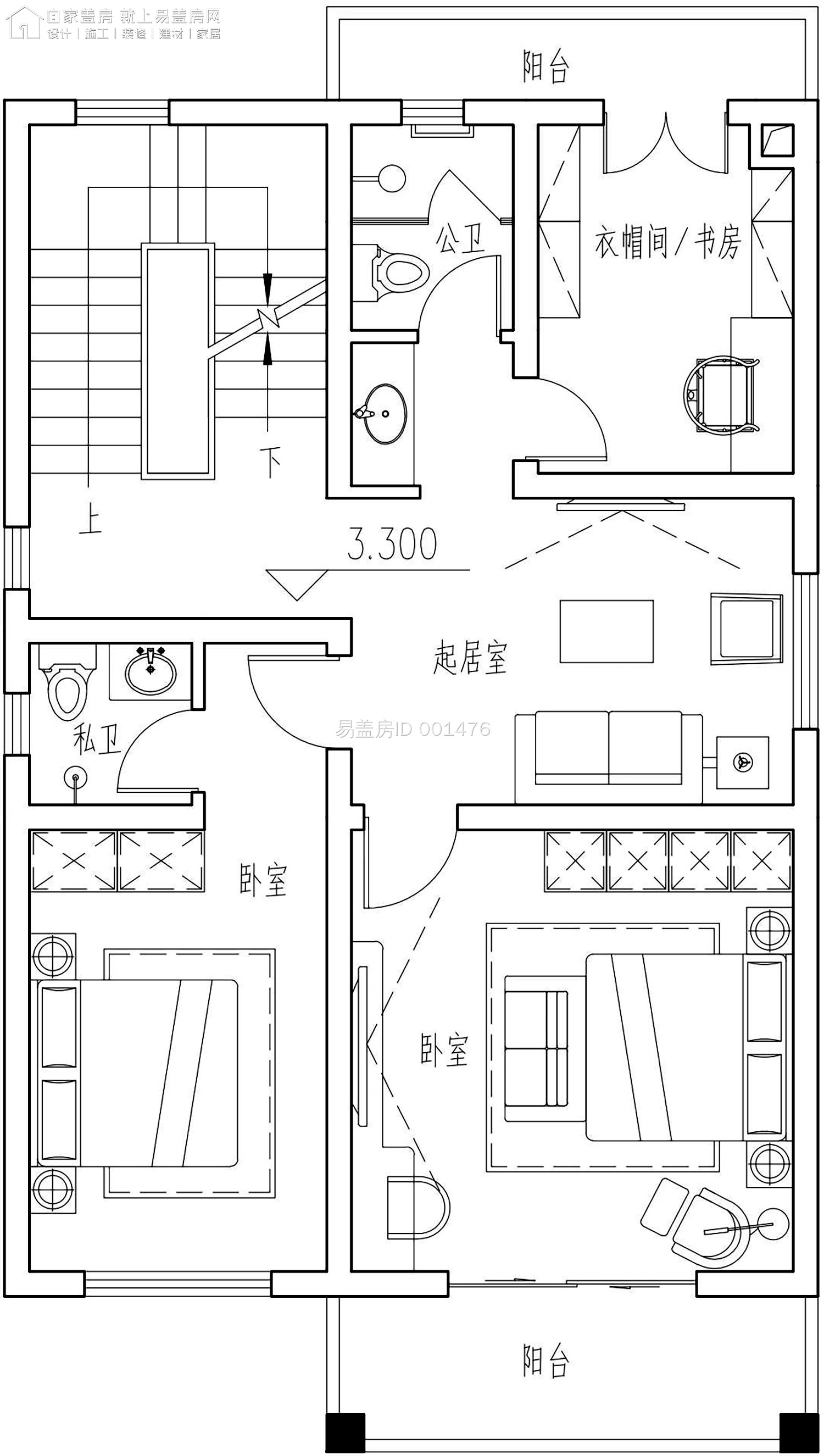 农村自建房开间8米进深12米怎么设计