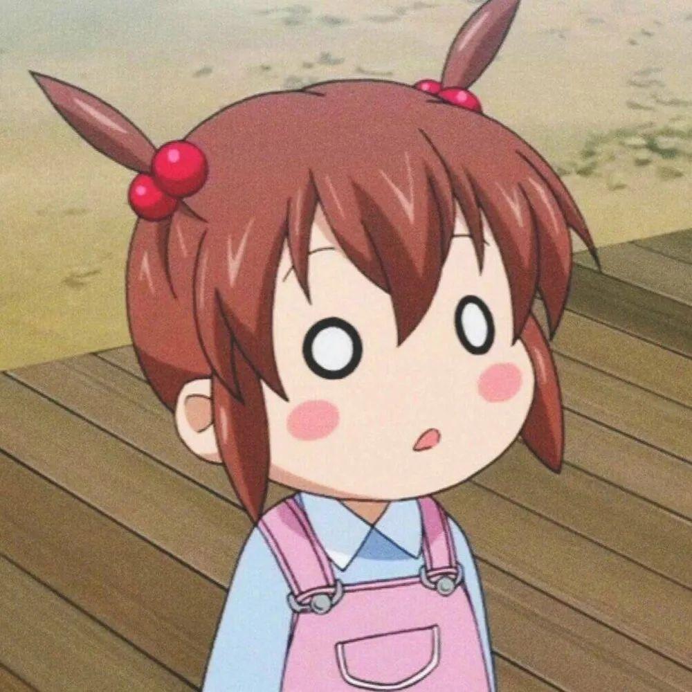 有没有傻雕中透一点可爱的动漫女生头像