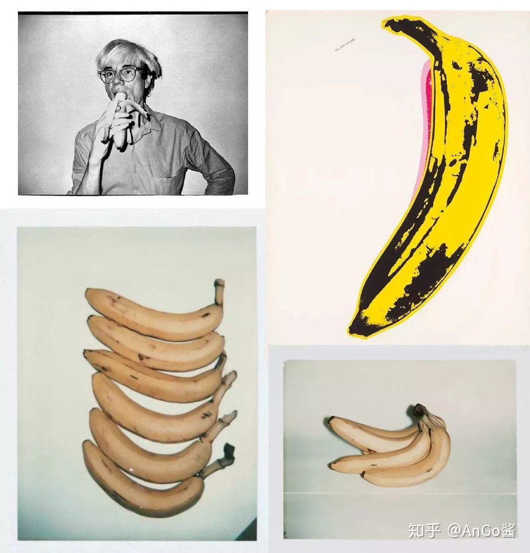 安迪·沃霍尔《banana》安迪·沃霍尔的日常创作中就非常喜欢用到香蕉