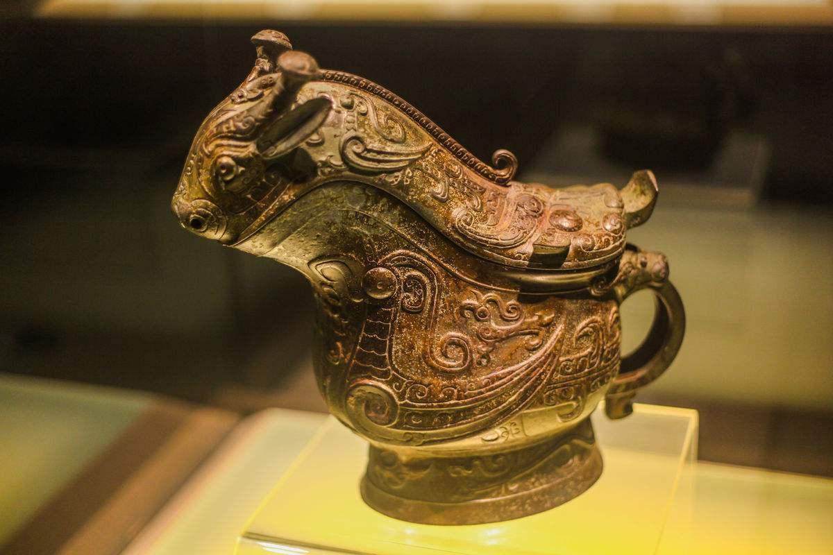 山西青铜博物馆展出的古代青铜器