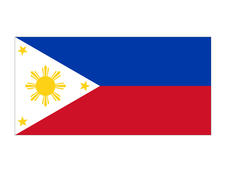 菲律宾国旗简笔画图片