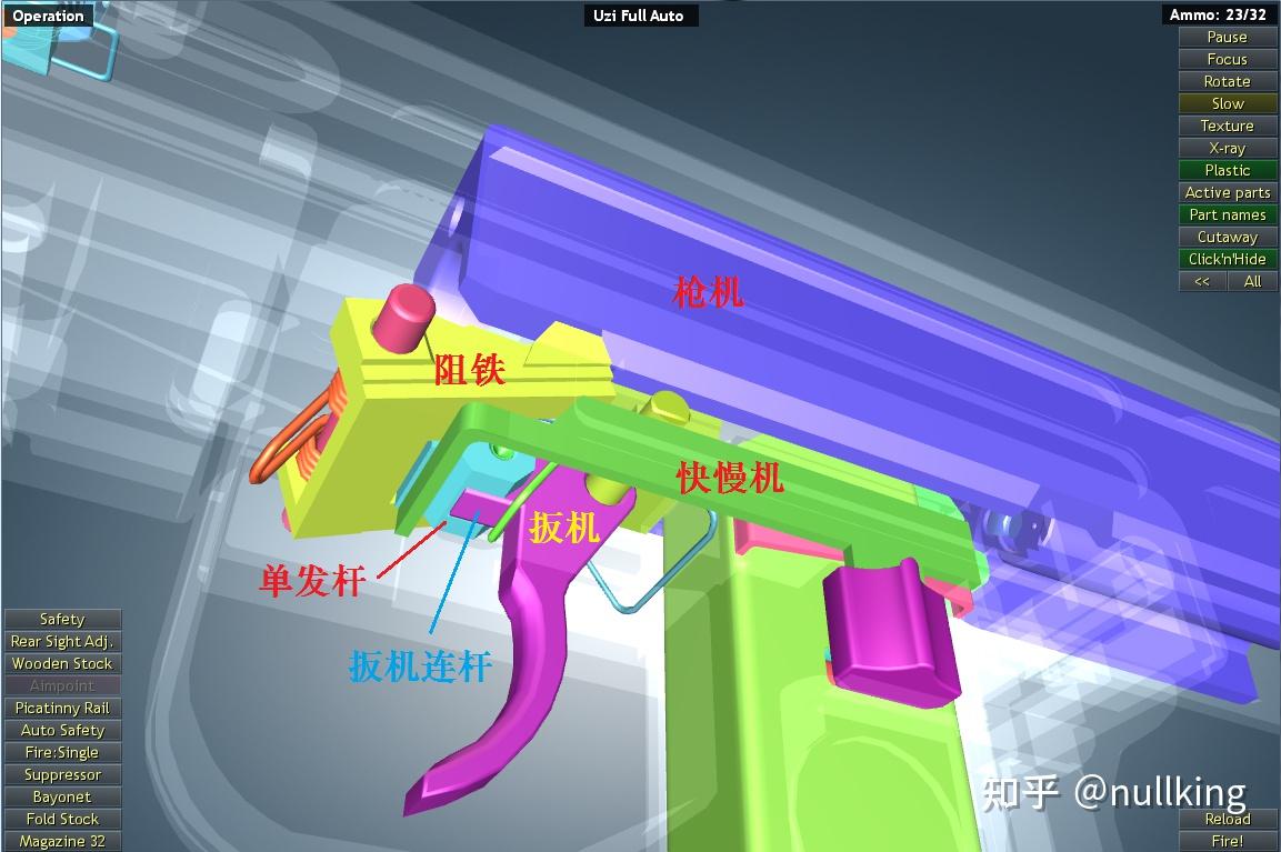 uzi冲锋枪的快慢机原理是什么