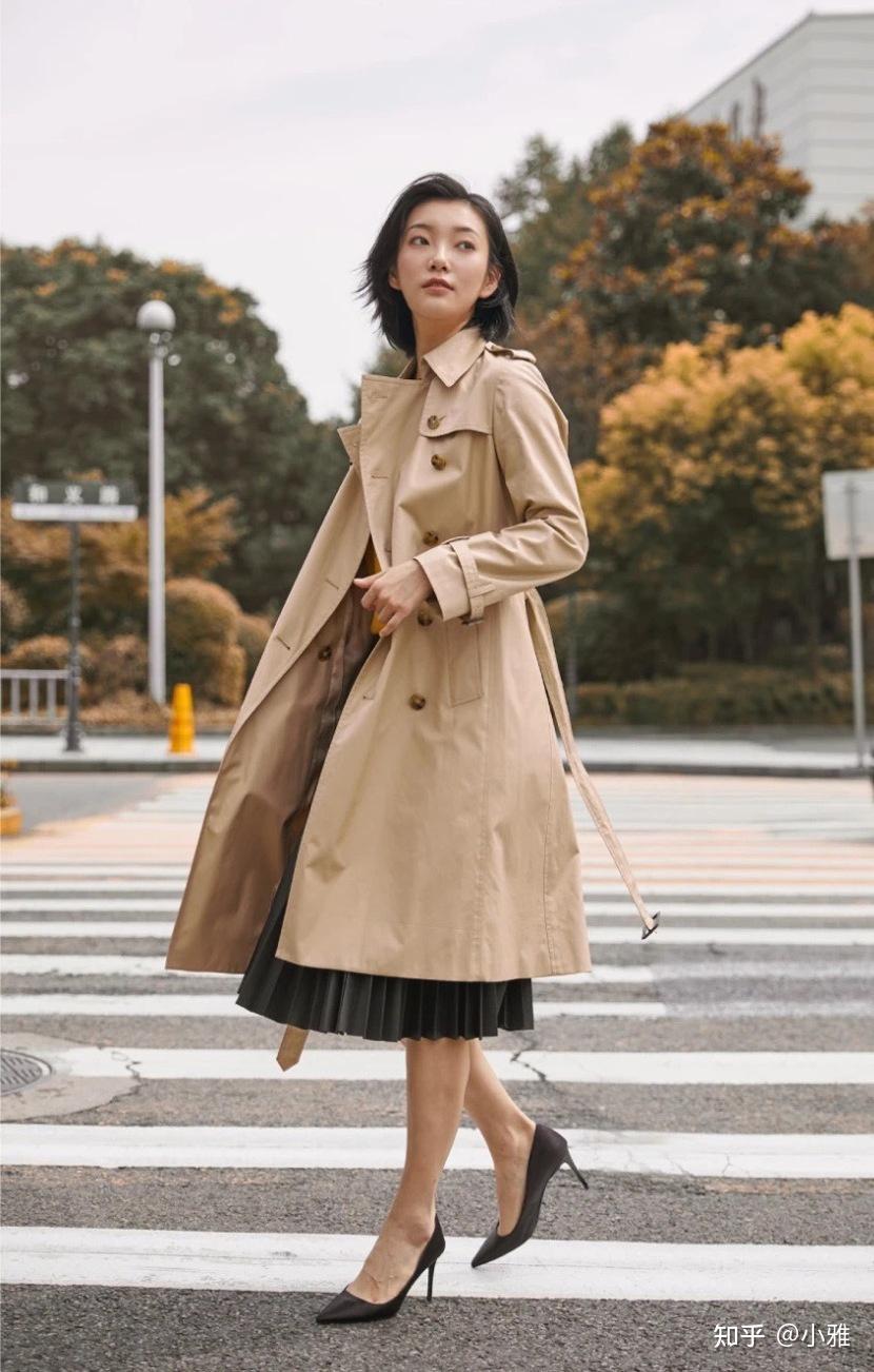 风衣穿搭各种身材都适用让春日闪闪发光