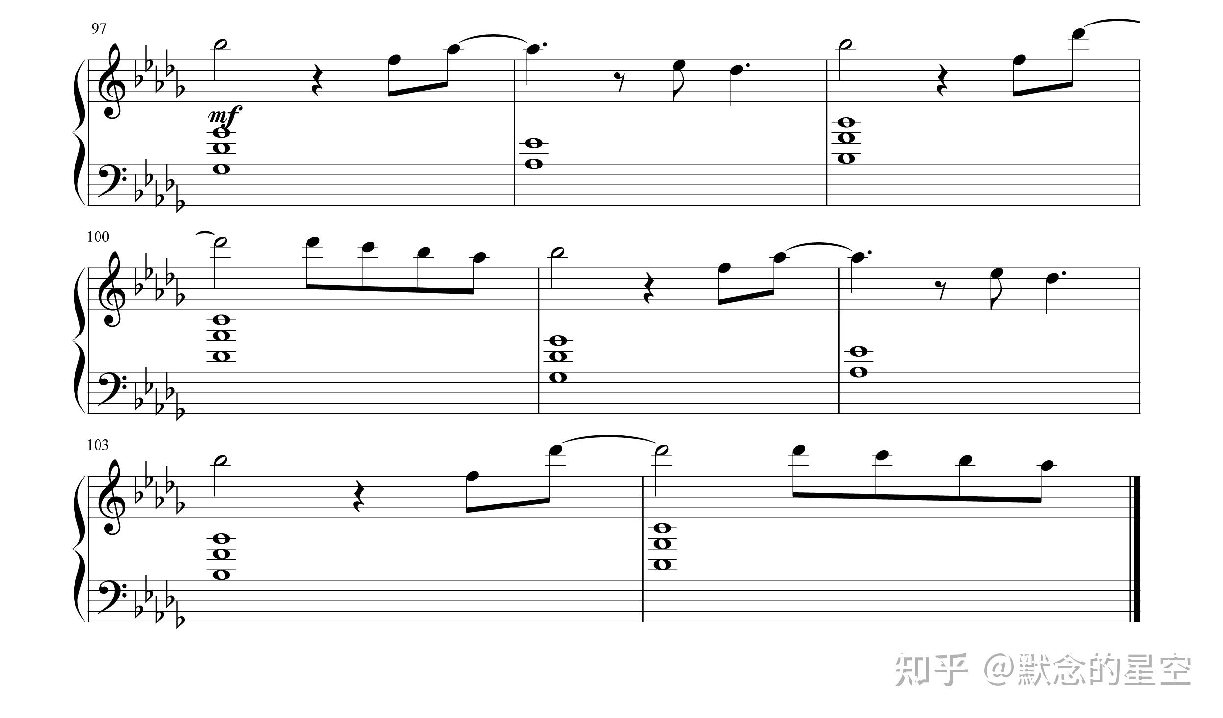 钢琴谱双手简谱双版本janjihorizon